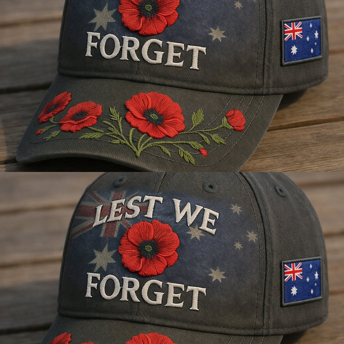 ❤️Best Gift For Father 🌺🎁Buy 1 Free 1- Lest We Forget Remembrance Memorial Cap-ABB8