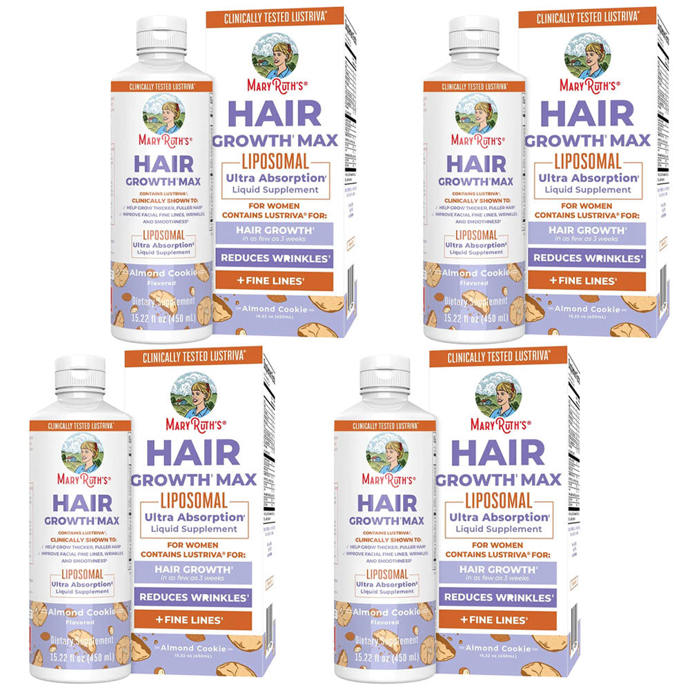 🔥Save Up To 56% Today🔥MaryRuth's Hair Growth Max Liposomal - Lustriva - Thicker Hair - Improve Wrinkles & Fine Lines-TJY