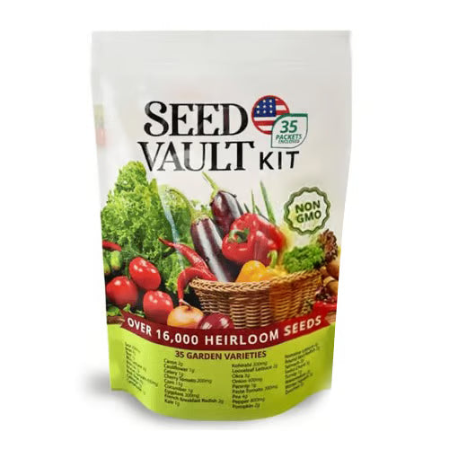 ✨2026 Spring special offer 70% off-Ultimate Survival Seed Vault (15000 Seeds) | 35 Variety Pack🌿|3-5 Year Shelf Life-GD