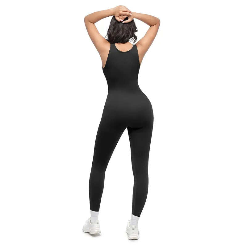 🎉Last Day Promotion 60% OFF💞Deep V Shapewear with Chest Support Breathable High-Waisted Tummy Control Jumpsuit-W18