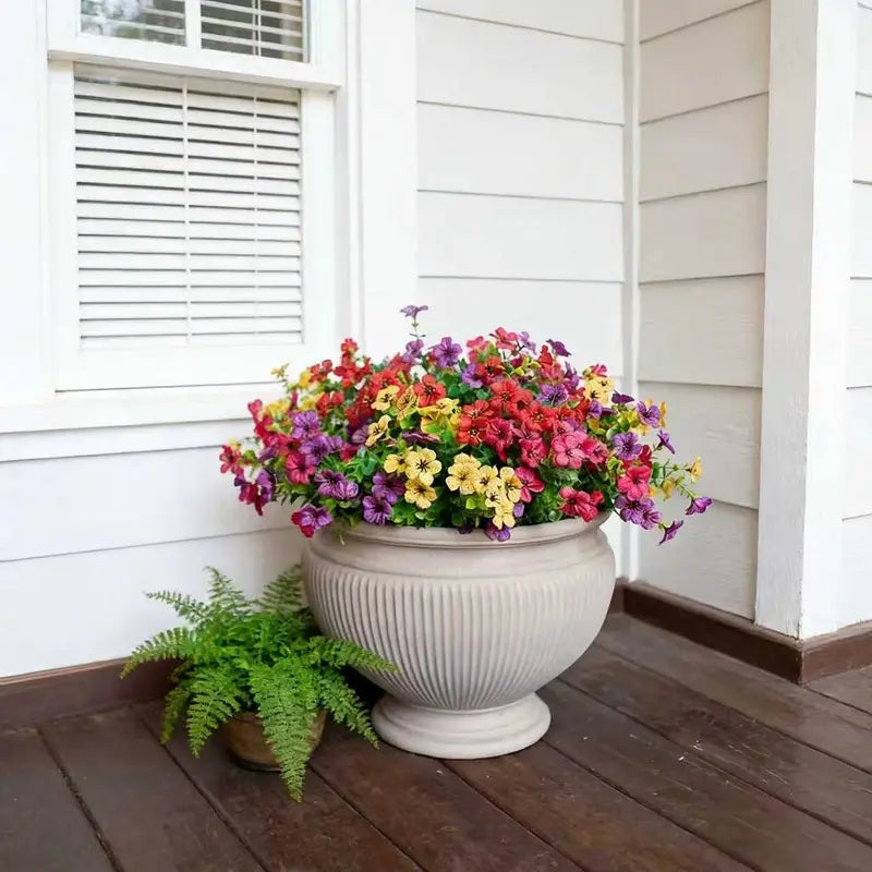 🌸6-Color Artificial Flower🌸-Resistant Colorful Fake Flower(365 Days of Spring) 🌿-923