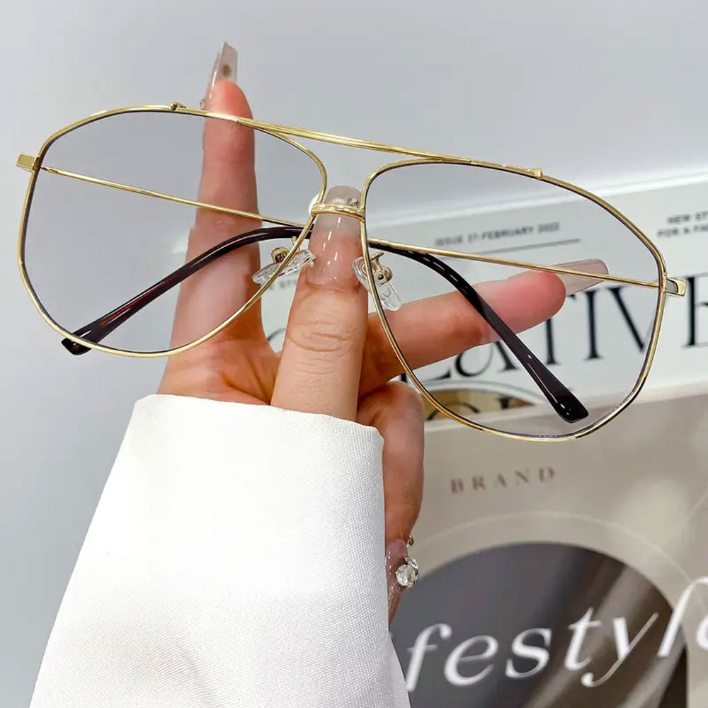 🌟🌈 Vintage Fashionable All-match Tinted Lens Aviator Sunglasses for Everyday Use🔥-TJY