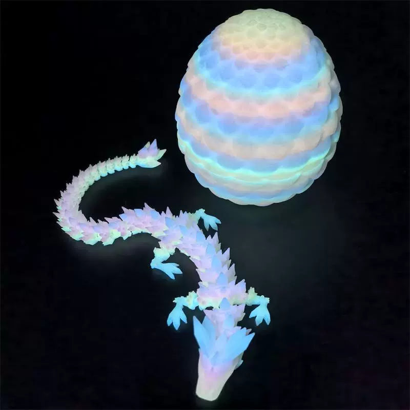 🏆Articulated 3D Dragon Toys with 3D Dragon Eggs🐉-Mythical Pieces Dragon🔥-ABB8