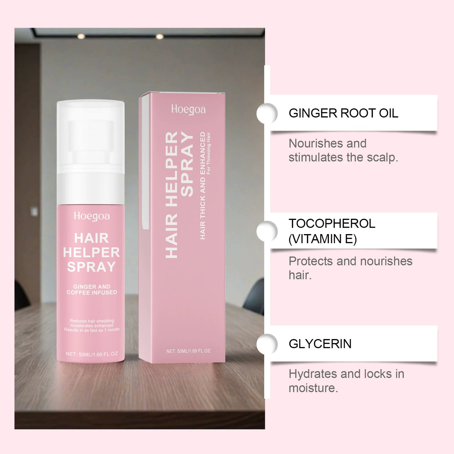 Fast-Acting Hair Growth Spray – Stimulate Scalp, Reduce Shedding & Boost Volume Daily-HZ