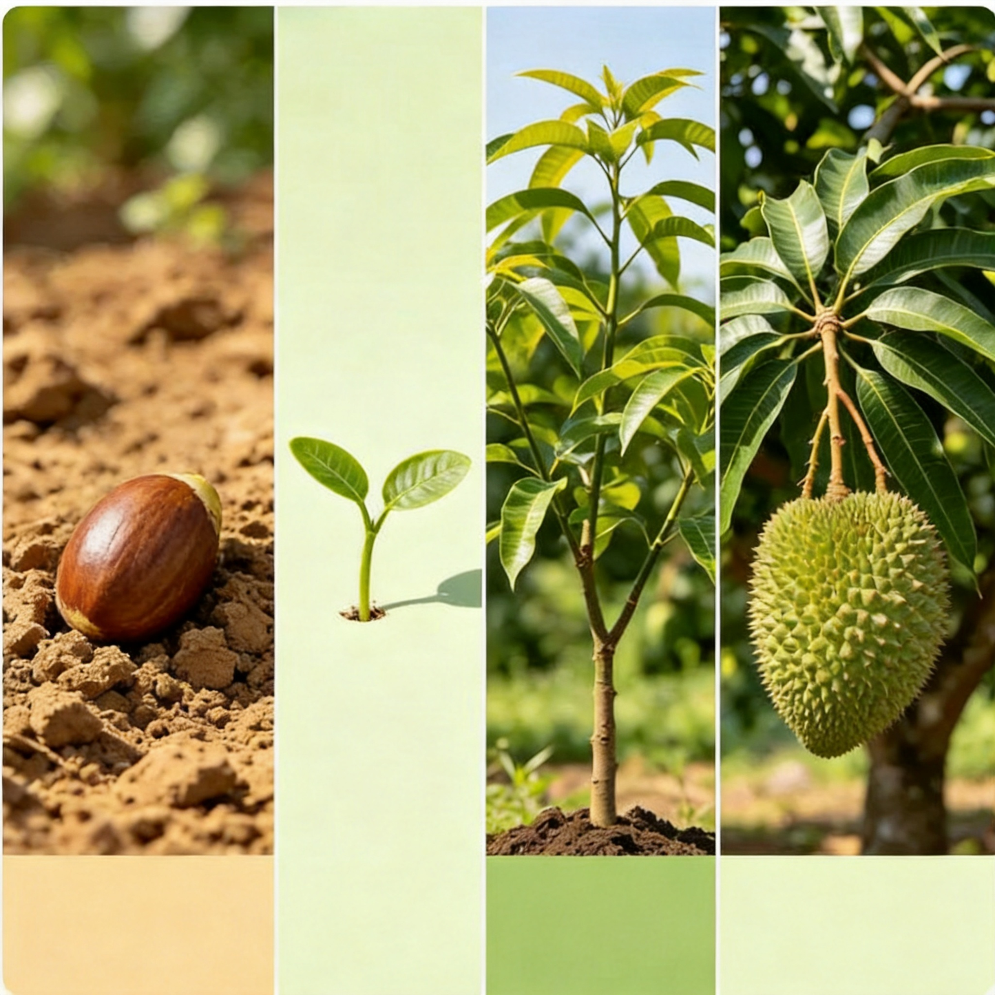 🔥 65K+ SOLD! 🌿 Grow Your Own Tropical Jungle: The Legendary Durian! -ABB8