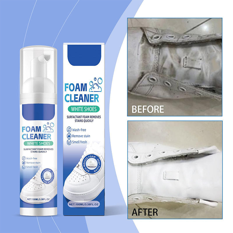 🎉Limited Time Discount 50%🎁No-Rinse Shoe Cleaner -White Shoe Stain Remover Spray-ABB8