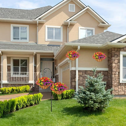 Last Day Promotion! 🔥 Simulated Hanging Flower Basket🌸 No Watering, No Wilting💧—Just a Picture Perfect Home Every Single Day-923