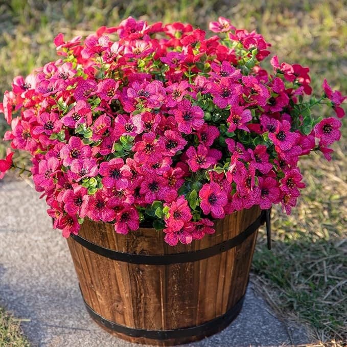 🌸6-Color Artificial Flower🌸-Resistant Colorful Fake Flower（365 Days of Spring） 🌿-923