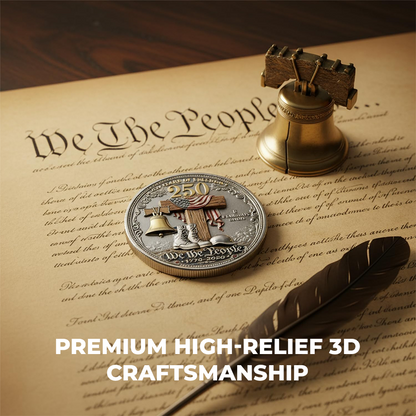 🔥Last Day 60% OFF: 250 Years of Freedom Veteran Tribute Silver Coin (75% Pure) - A926
