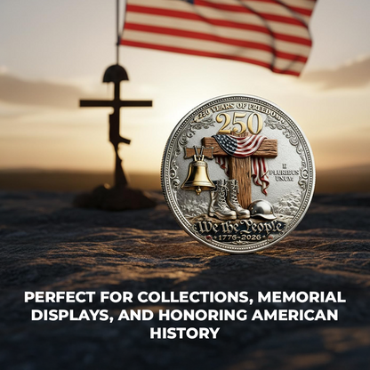 🔥Last Day 60% OFF: 250 Years of Freedom Veteran Tribute Silver Coin (75% Pure) - A926