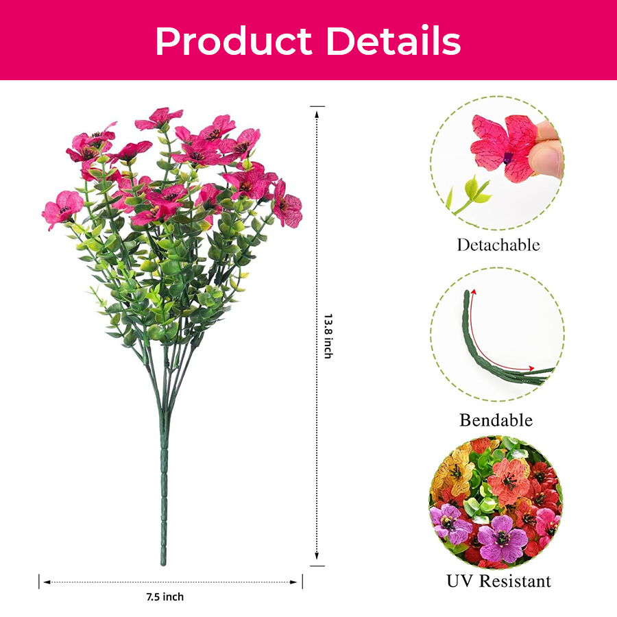 🔥Last Day 50% OFF🔥Realistic UV-Resistant Outdoor Flowers – Zero Maintenance - A926