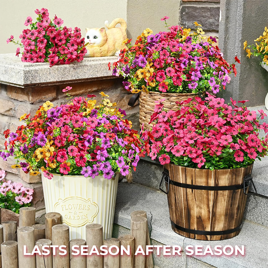 🔥Last Day 50% OFF🔥Realistic UV-Resistant Outdoor Flowers – Zero Maintenance - A926
