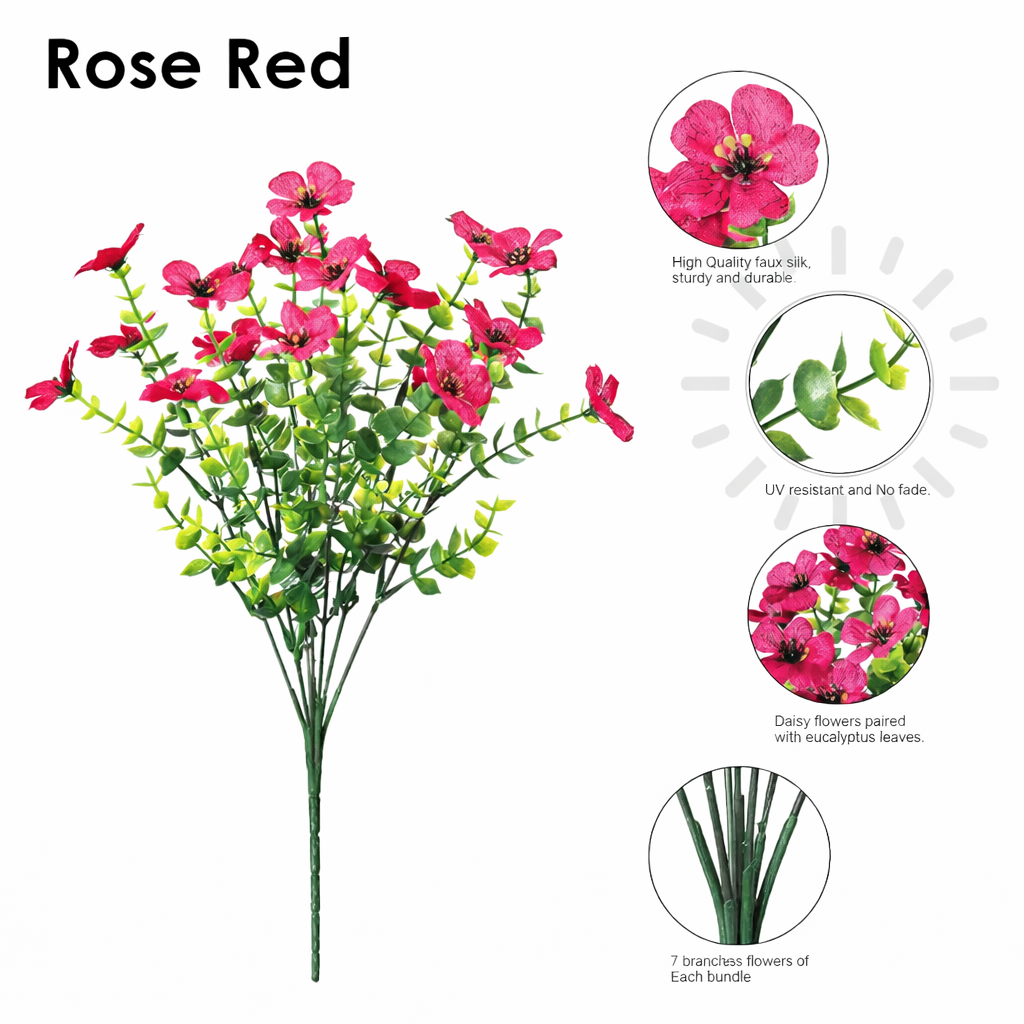 🔥Last Day 50% OFF🔥Realistic UV-Resistant Outdoor Flowers – Zero Maintenance - A926
