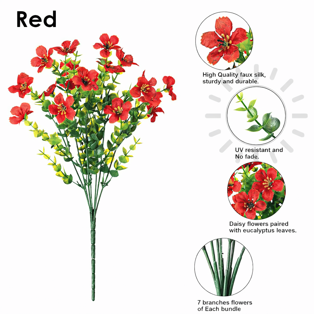 🔥Last Day 50% OFF🔥Realistic UV-Resistant Outdoor Flowers – Zero Maintenance - A926