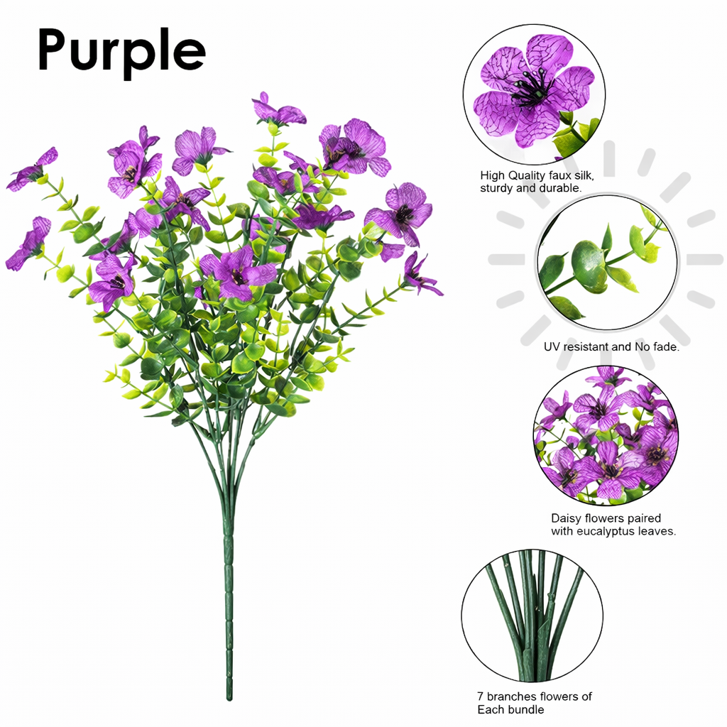 🔥Last Day 50% OFF🔥Realistic UV-Resistant Outdoor Flowers – Zero Maintenance - A926