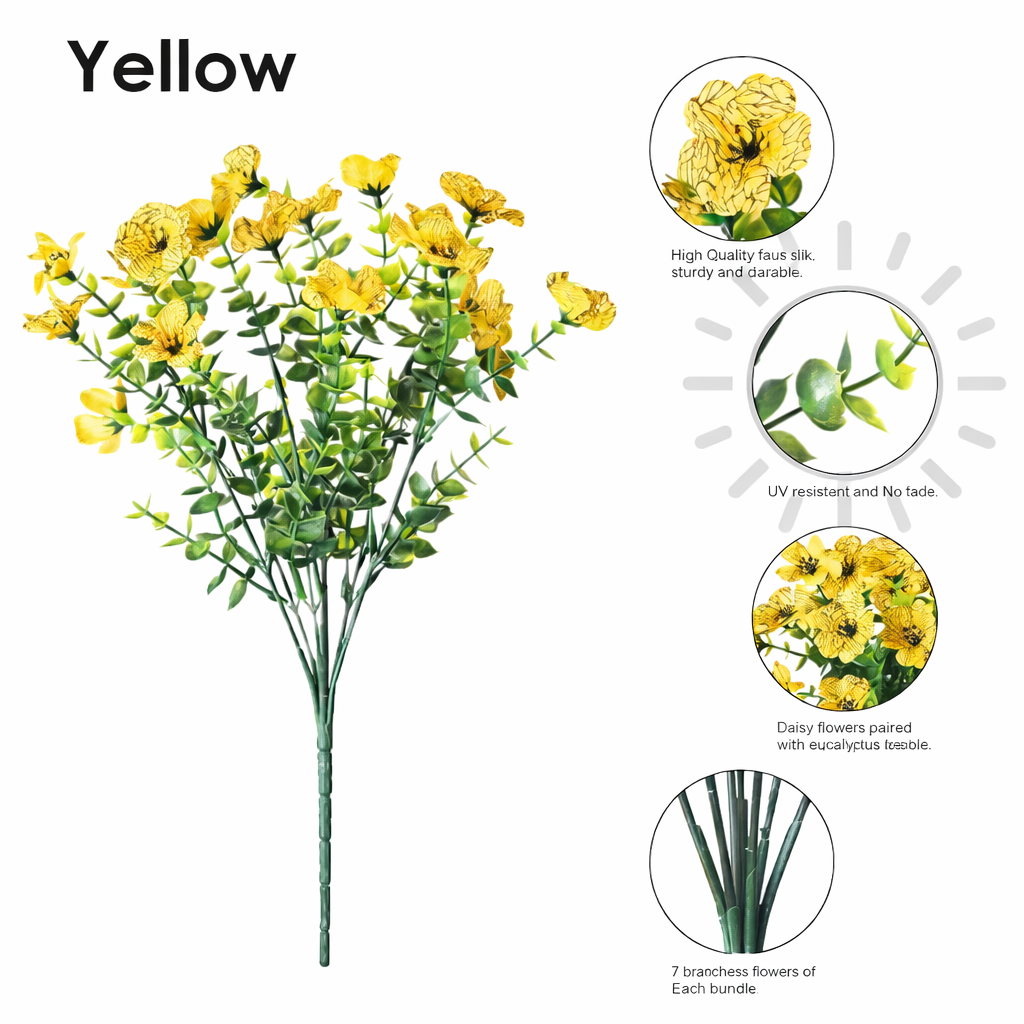 🔥Last Day 50% OFF🔥Realistic UV-Resistant Outdoor Flowers – Zero Maintenance - A926