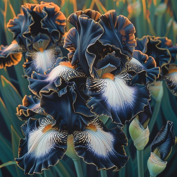 ⚜️Rare Tall Bearded Iris🌸 (Premium Rhizome Variety)-ABB8