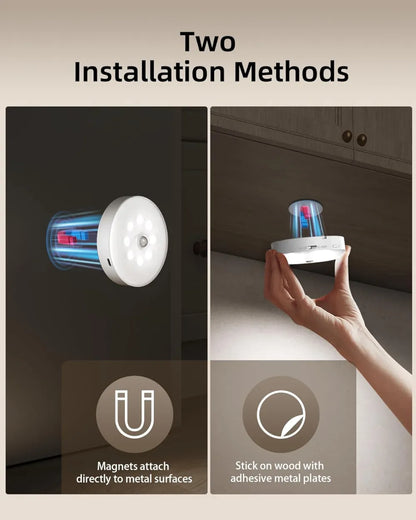 Under-cabinet lighting with charging station, rechargeable disc light strip with remote control-GD