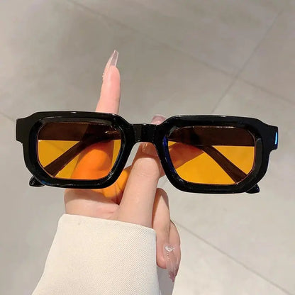 🌟🌈 Vintage Rectangle Frame Sunglasses for Men & Women – Retro Fashion Sun Glasses with UV400 Protection Luxury Design Eyewear🔥-TJY