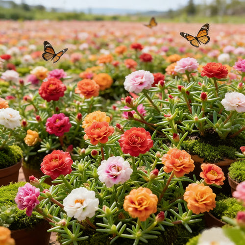 🌸Moss Rose Seeds🌸 – 🌿Perennial Flower Seeds / Large Flowers / Easy to Grow-TJY