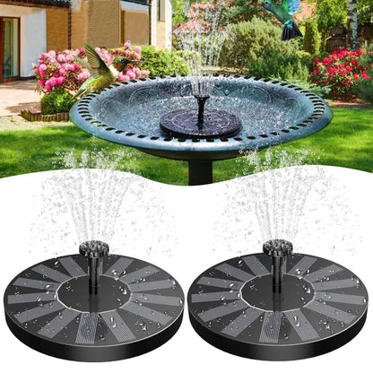 🌞 AISITIN Solar Bird Bath Fountain with 6 Nozzles | Solar Fountain Pump for Bird Bath with Brackets-GD