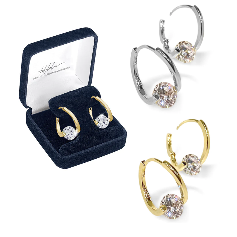 🔥LAST DAY SALE-80% OFF)Histone Lymphvity MagneTherapy Germanium Earrings-GD