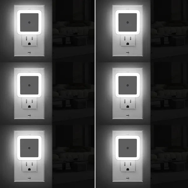 🔥Night Lights Plug into Wall 6-Pack, Plug in Night Light, Dusk to Dawn Nightlight Led Night Lights✨-W18