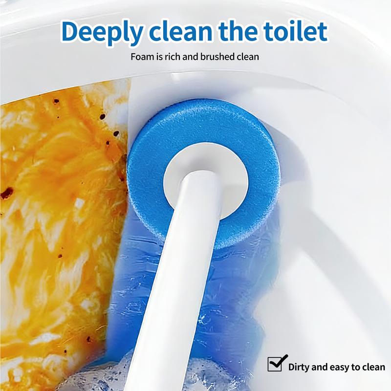 🎊BIG DEAL 50% OFF🎉Toilet Scrubber Kit with Self-Cleaning Disposable Pads – No Pre-Rinse, No Mess, No Odor-W18