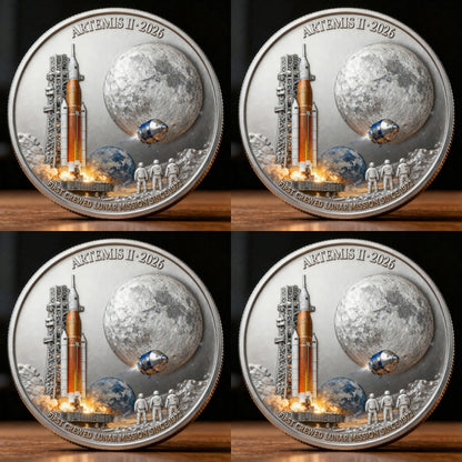 🚀Flash Sale 60% OFF 🌕 Artemis II Lunar Mission Commemorative Coin-x-ABB8
