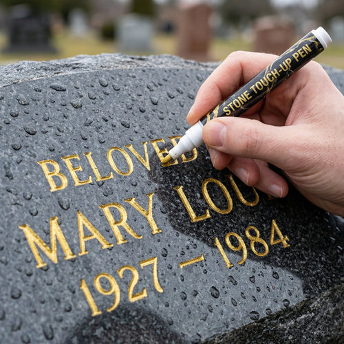 🔥HOT SALE 🐦Golden Tombstone Marker Pen for Restoring Faded Grave Inscriptions-INT