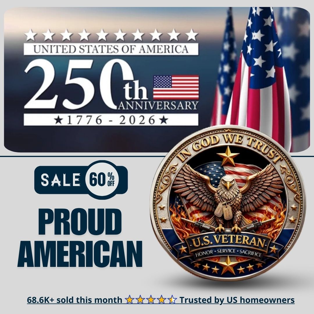 🔥Last Day 60% OFF 🔥 Honor America’s Heroes – 250 Years of Freedom Veteran Tribute Coin-ABB8