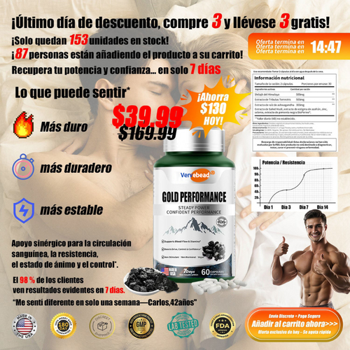 𝐕𝐞𝐫𝐯𝐞𝐛𝐞𝐚𝐝®  𝐂𝐚́𝐩𝐬𝐮𝐥𝐚𝐬 𝐝𝐞 𝐑𝐞𝐧𝐝𝐢𝐦𝐢𝐞𝐧𝐭𝐨 𝐆𝐨𝐥𝐝 — 𝐑𝐞𝐜𝐮𝐩𝐞𝐫𝐚 𝐭𝐮 𝐥𝐢𝐝𝐞𝐫𝐚𝐳𝐠𝐨: 𝐫𝐞𝐜𝐮𝐩𝐞𝐫𝐚 𝐭𝐮 𝐞𝐬𝐭𝐚𝐝𝐨 𝐲 𝐜𝐨𝐧𝐟𝐢𝐚𝐧𝐳𝐚 𝐞𝐧 𝟑𝟎 𝐝𝐢́𝐚𝐬--𝐏𝐨𝐭𝐞𝐧𝐜𝐢𝐚𝐝𝐨𝐫 𝐍𝐚𝐭𝐮𝐫𝐚𝐥 𝐝𝐞 𝐓𝐚𝐦𝐚𝐧̃𝐨 𝐲 𝐑𝐞𝐬𝐢𝐬𝐭𝐞𝐧𝐜𝐢𝐚 𝐩𝐚𝐫𝐚 𝐇𝐨𝐦𝐛𝐫𝐞𝐬.-A926