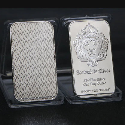 🔥Last Day Flash Sale!!️ | Lion Crown shaped 1 oz Silver Bar-923