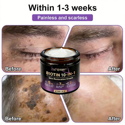 Made and Shipped from USA ✨QIAWI® Biotin 10-in-1 Skin Restoration Cream 🍀-H1
