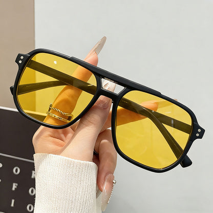 🌟🌈 Unisex Aviator Sunglasses Classic Y2K Style with Protection Lightweight Frames Versatile for Driving & Outdoor Activities🔥-TJY
