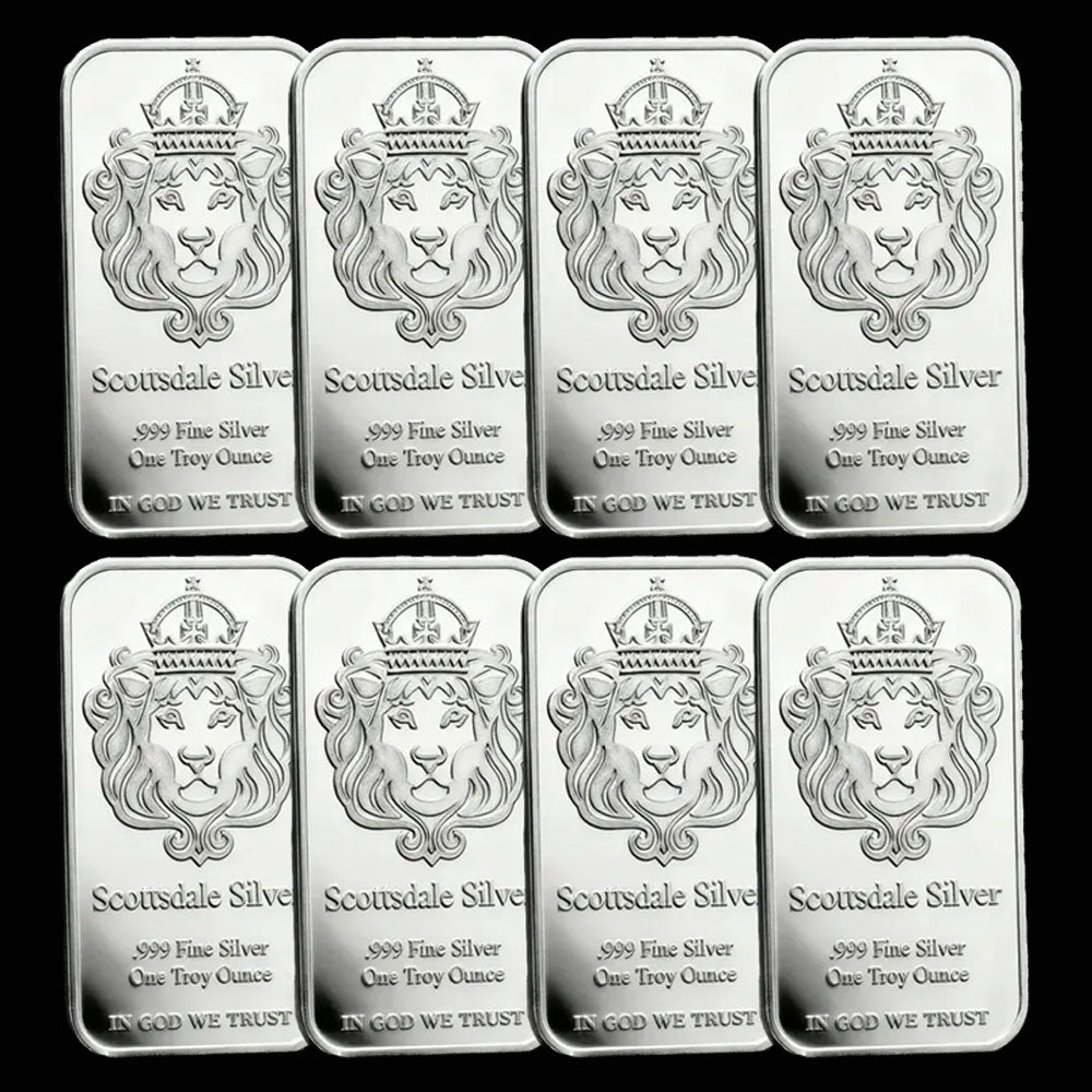 🔥Last Day Flash Sale!!️ | Lion Crown shaped 1 oz Silver Bar-923