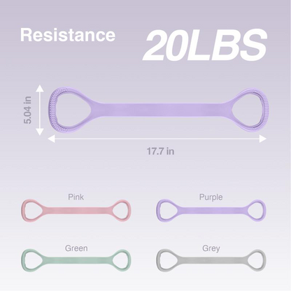 Figure 8 Resistance Bands – Silicone Exercise Bands for Women-923