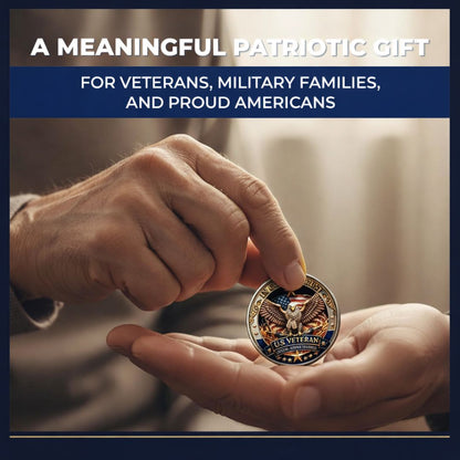 🔥Last Day 60% OFF 🔥 Honor America’s Heroes – 250 Years of Freedom Veteran Tribute Coin-ABB8