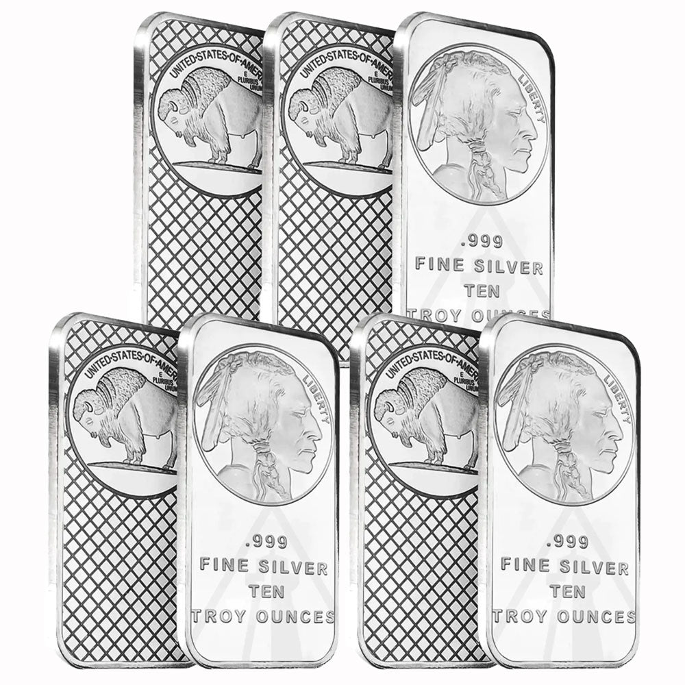 🔥Last Day Flash Sale!!️🪙Morgan Head Buffalo Silver Bar | Highland Mint 999 Silver Bar-XA