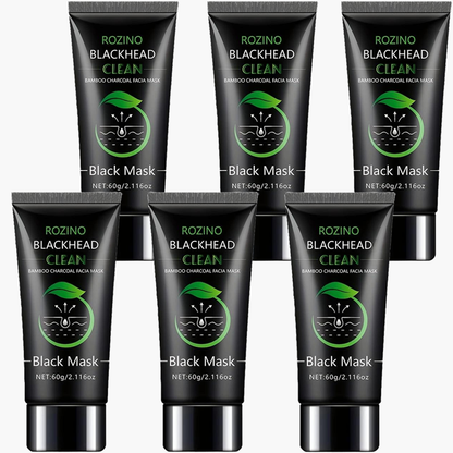 Rozino Bamboo Charcoal Blackhead Peel-Off Mask with Glycerin & Witch Hazel Extract for Deep Cleansing Pore Shrinking Gentle Moisturizing 60g/2.116oz-TJY