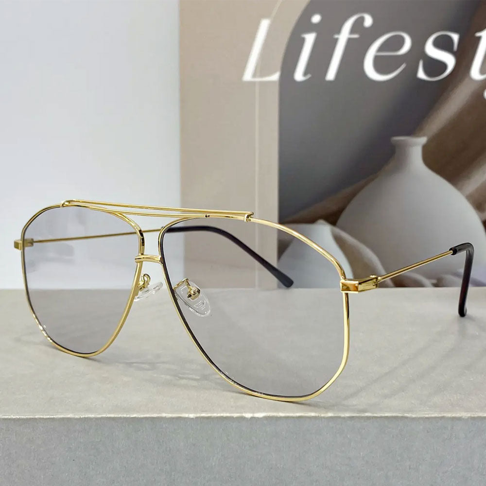 🌟🌈 Vintage Fashionable All-match Tinted Lens Aviator Sunglasses for Everyday Use🔥-TJY