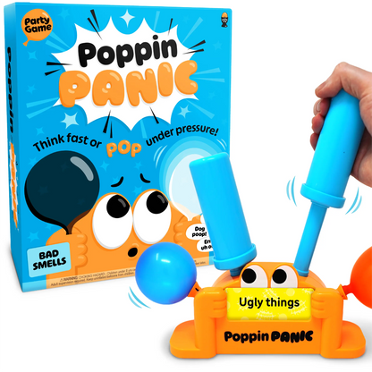 Poppin' Panic Think fast or pop under pressure!  The Balloon-Popping Party Game!-H1