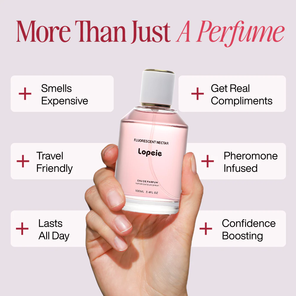 🔥80% Off🔥Fluorescent Nectar – Long-Lasting Elegant White Floral Perfume for Women🏆Jasmine & Gardenia Notes, 100ml-TJY