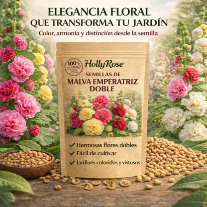 🌸HollyRose: Semillas de Malva Emperatriz Doble-923