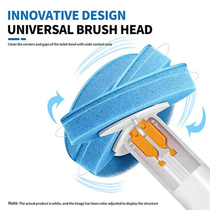 🎊BIG DEAL 50% OFF🎉Toilet Scrubber Kit with Self-Cleaning Disposable Pads – No Pre-Rinse, No Mess, No Odor-W18