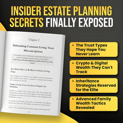 How to Create Your Own Living Trust , Essential Guide for Estate Planning, Comprehensive Step-By-Step Instructions,notbook-TJY