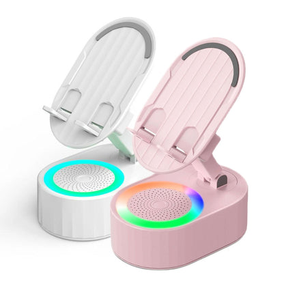 🔥Hot Sale 49% OFF🏆Wireless Induction Audio Bluetooth Speaker 5in1 Cellphone Holder USB Emergency Rechargeable (5000mAh) Portable Power Mobile Tablet Stand-TJY