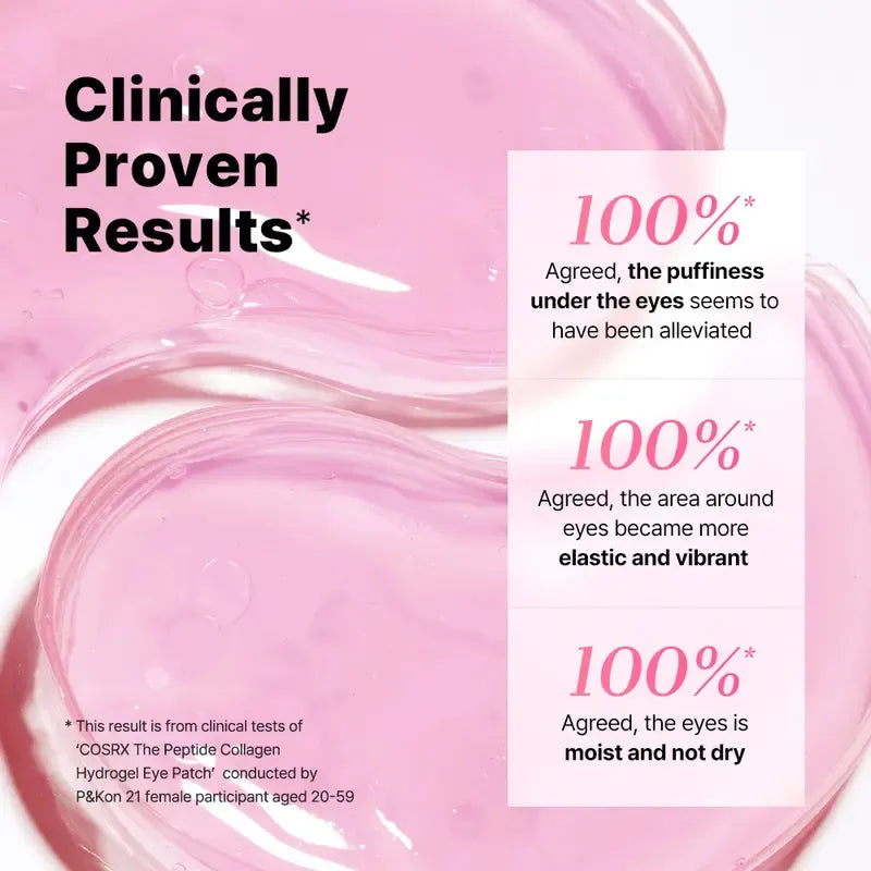 😍LAST DAY 60% OFF 💥Pink Caffeine Collagen Eye Patch for Night Care-ABB8