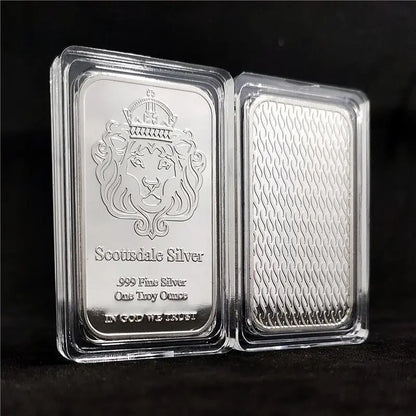 🔥Last Day Flash Sale!!️ | Lion Crown shaped 1 oz Silver Bar-923