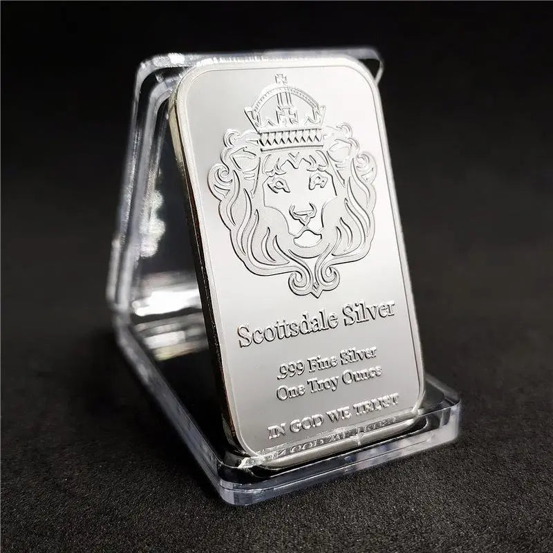 🔥Last Day Flash Sale!!️ | Lion Crown shaped 1 oz Silver Bar-923